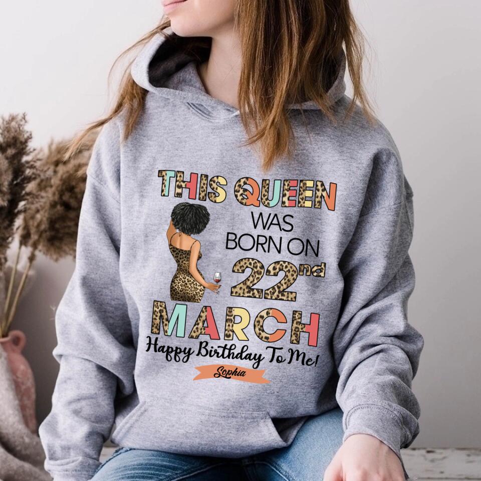 March Birthday Shirt, Custom Birthday Shirt, Queens Born In March, March Birthday Shirts For Woman, March Birthday Gifts