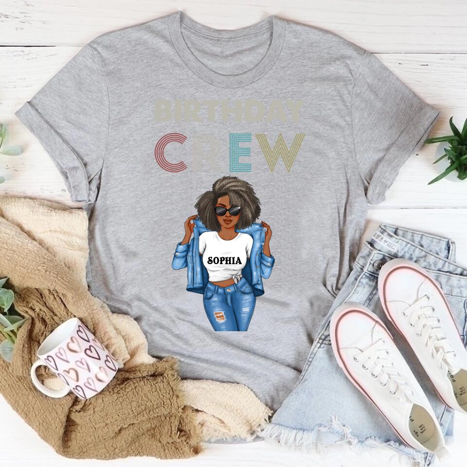 Birthday Crew Shirts, Retro Birthday Group T Shirts, Birthday Squad Shirts, Vintage Birthday Party Shirts, Fun Matching Birthday Outfits
