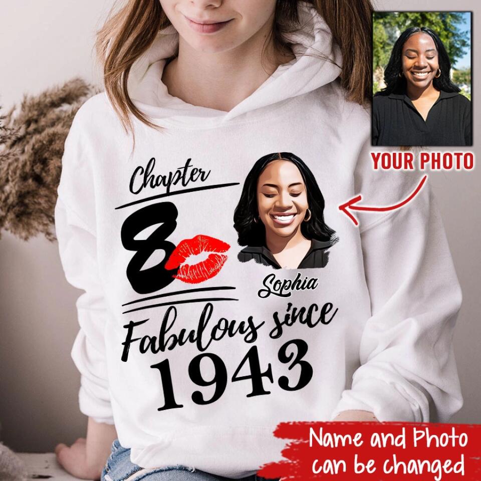 80th Birthday Shirts, Custom Birthday Shirts, Turning 80 Shirt, Gifts For Women Turning 80, 80 And Fabulous Shirt, 1943 Shirt, 80th Birthday Shirts For Her