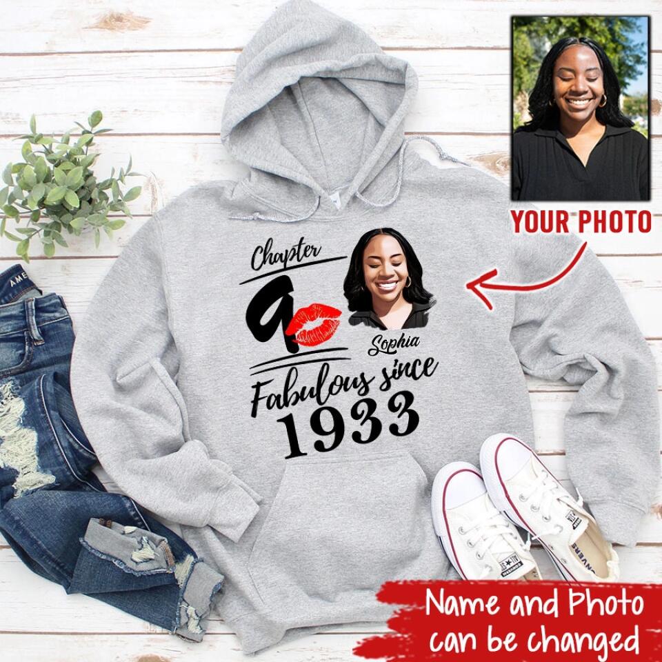 90th Birthday Shirts, Custom Birthday Shirts, Turning 90 Shirt, Gifts For Women Turning 90, 90 And Fabulous Shirt, 1933 Shirt, 90th Birthday Shirts For Her