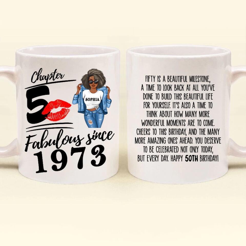 Personalised 50th birthday mug, Happy Birthday Mug, birthday mugs with photos, 50th birthday mug,  birthday gift cup with photo, coffee mug for birthday gift, happy birthday cup with name and photo