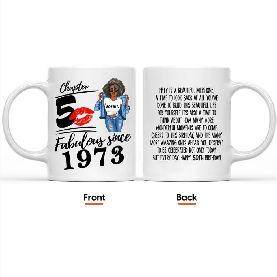 Personalised 50th birthday mug, Happy Birthday Mug, birthday mugs with photos, 50th birthday mug,  birthday gift cup with photo, coffee mug for birthday gift, happy birthday cup with name and photo