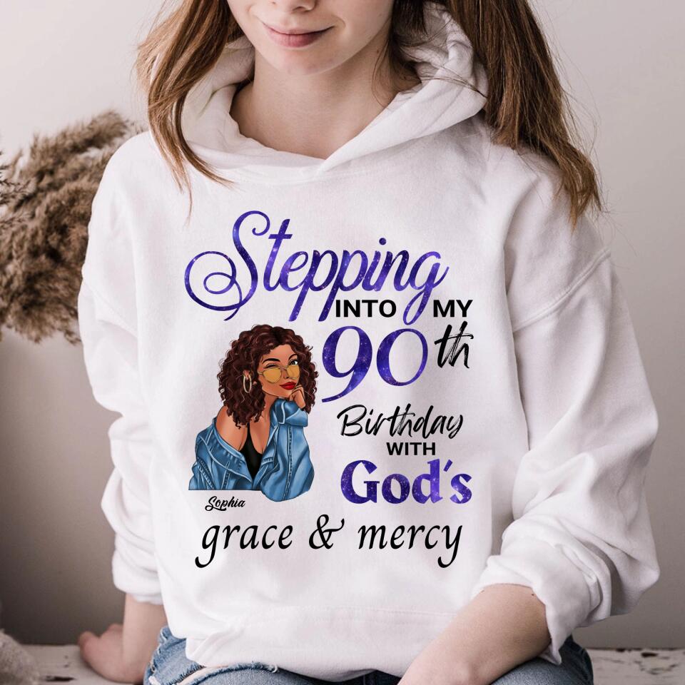 Chapter 90, Fabulous Since 1933 90th Birthday Unique T Shirt For Woman, Custom Birthday Shirt, Her Gifts For 90 Years Old , Turning 90 Birthday Cotton Shirt