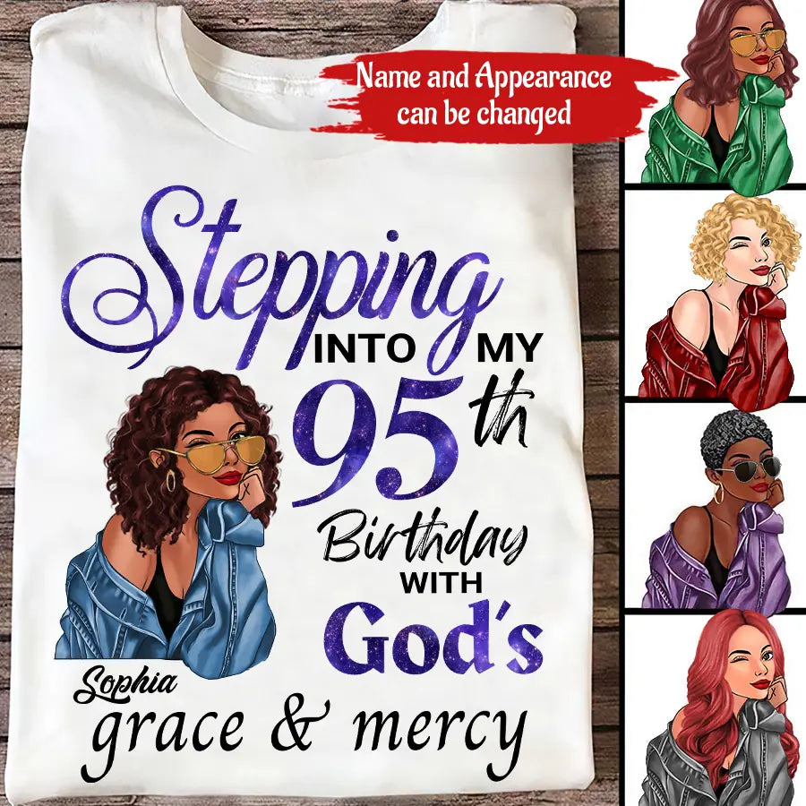 Chapter 95, Fabulous Since 1928 95th Birthday Unique T Shirt For Woman, Custom Birthday Shirt, Her Gifts For 95 Years Old , Turning 95 Birthday Cotton Shirt