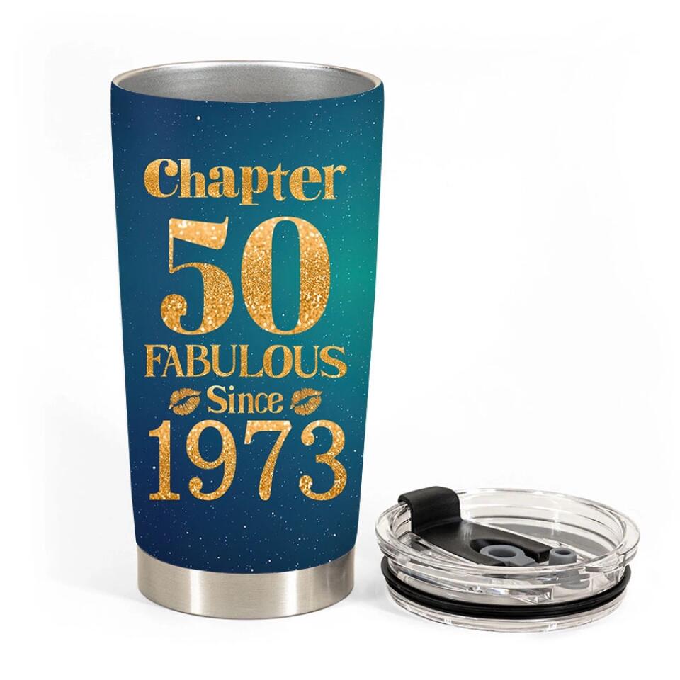 Personalized Tumbler - 50th Birthday Tumbler, Personalized 50th Birthday Gifts, 50th Gift Ideas For Her