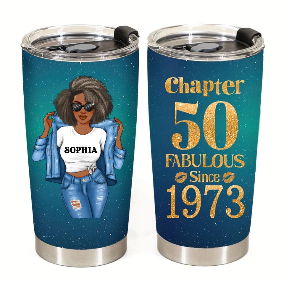 Personalized Tumbler - 50th Birthday Tumbler, Personalized 50th Birthday Gifts, 50th Gift Ideas For Her