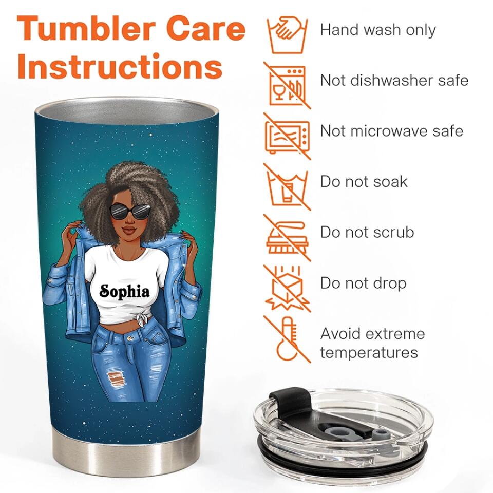 Personalized Tumbler - 50th Birthday Tumbler, Personalized 50th Birthday Gifts, 50th Gift Ideas For Her