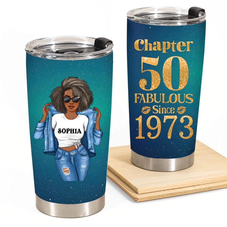 Personalized Tumbler - 50th Birthday Tumbler, Personalized 50th Birthday Gifts, 50th Gift Ideas For Her