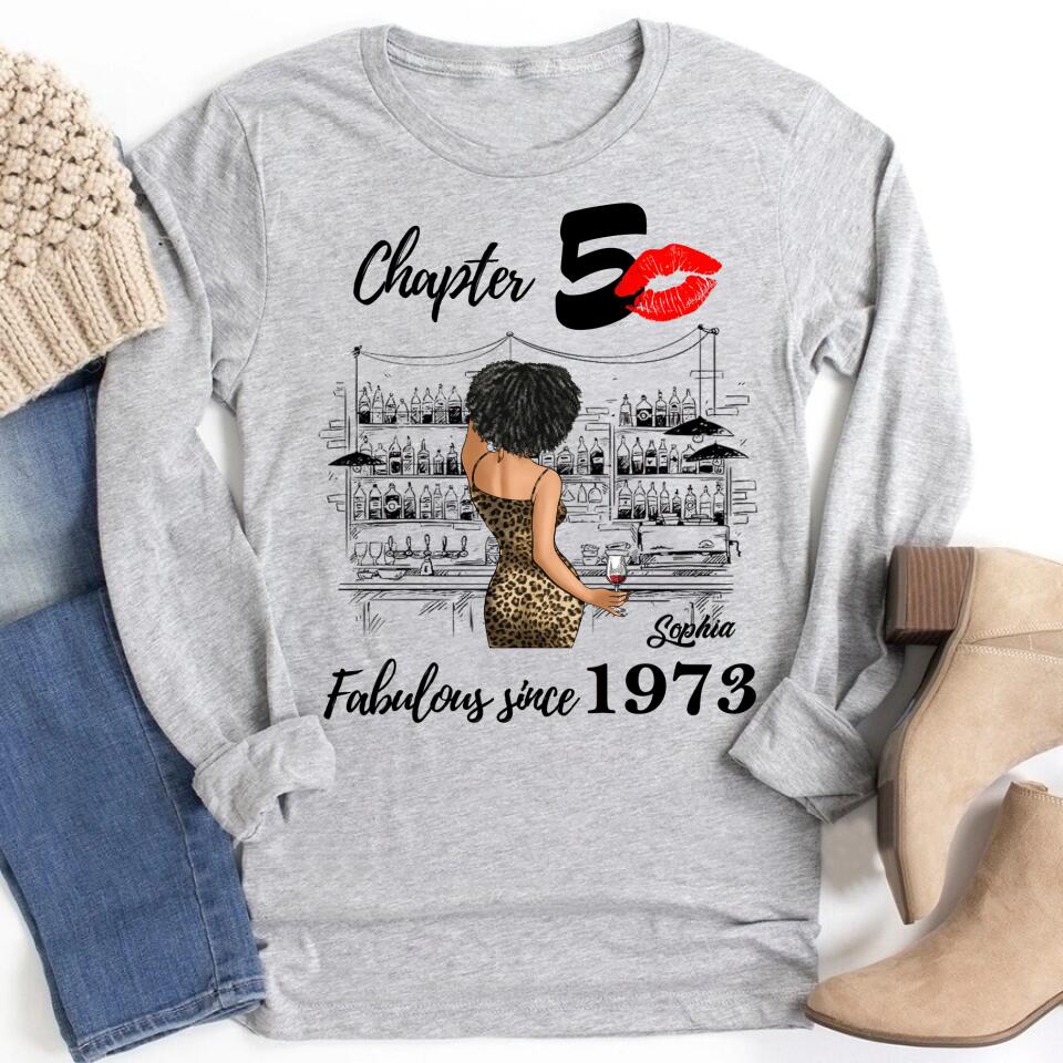 50th Birthday Shirts, Custom Birthday Shirts, Turning 50 Shirt, Gifts For Women Turning 50, 50 And Fabulous Shirt, 1973 Shirt, 50th Birthday Shirts For Her