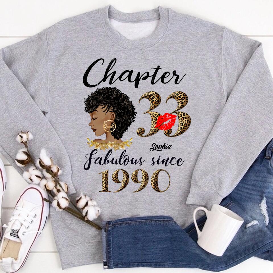 33rd birthday shirts for her, Personalised 33rd birthday gifts, 1990 t shirt, 33 and fabulous shirt, 33rd birthday shirt ideas, gift ideas 33rd birthday woman