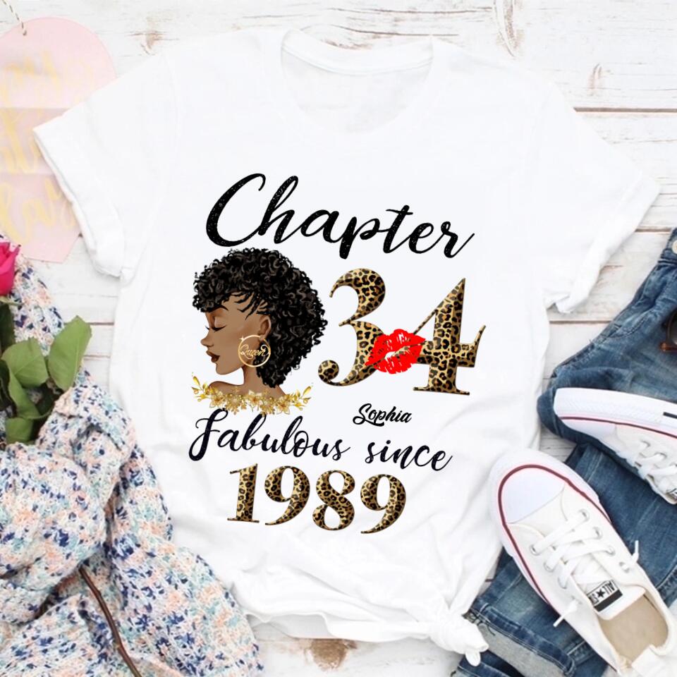 34th birthday shirts for her, Personalised 34th birthday gifts, 1989 t shirt, 34 and fabulous shirt, 34th birthday shirt ideas, gift ideas 34th birthday woman