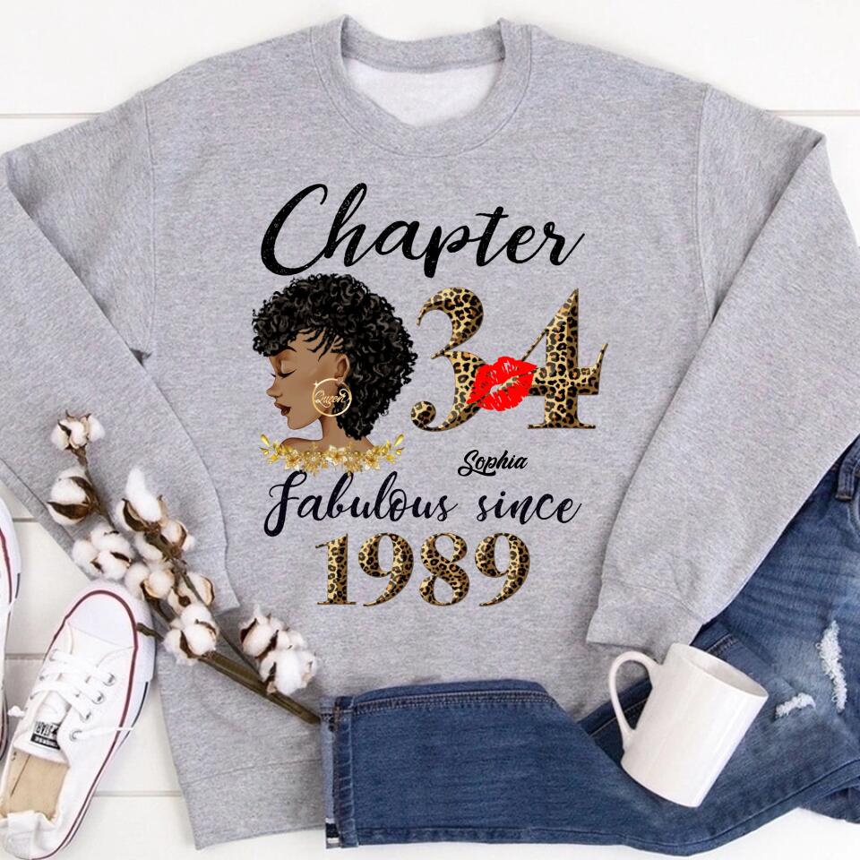 34th birthday shirts for her, Personalised 34th birthday gifts, 1989 t shirt, 34 and fabulous shirt, 34th birthday shirt ideas, gift ideas 34th birthday woman
