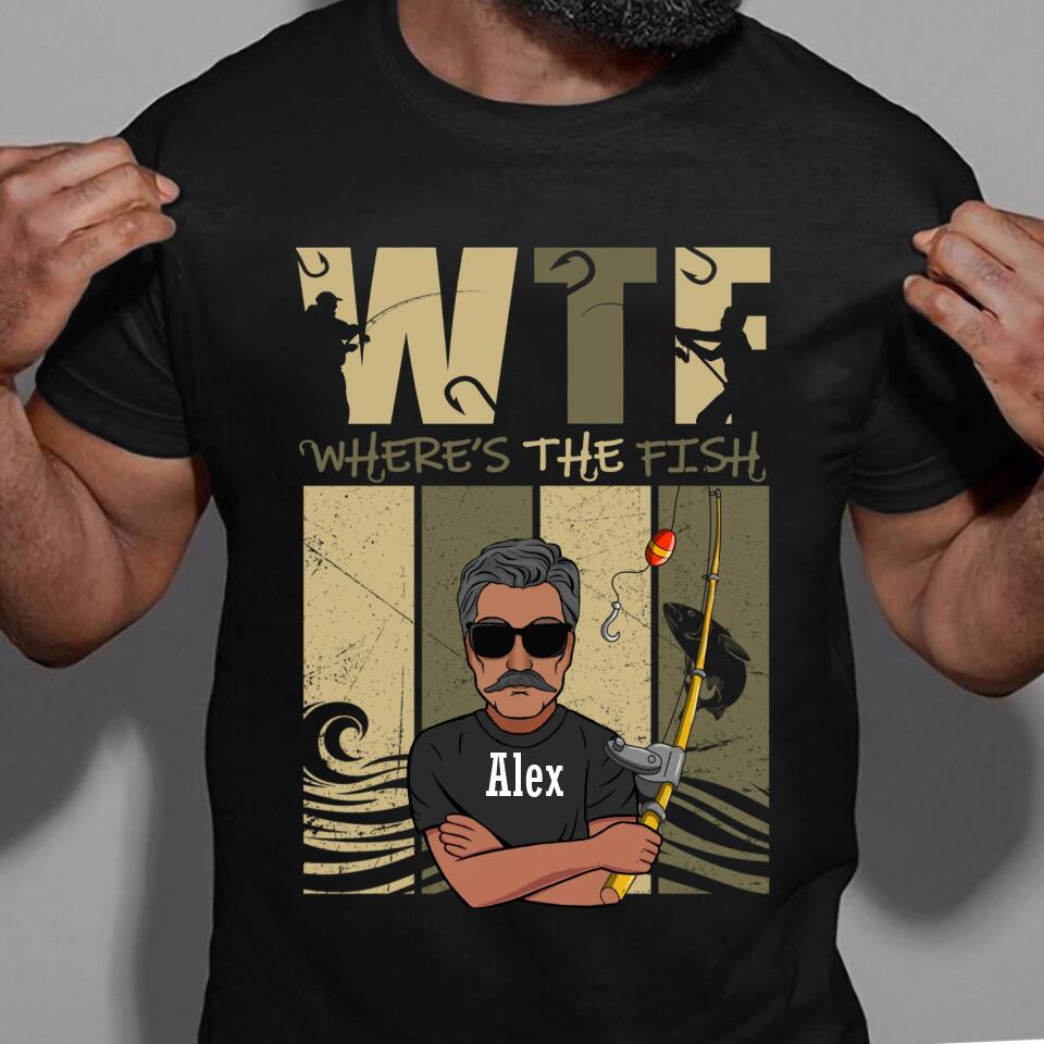 Custom Fishing Shirts, Fishing Shirt, Fishing Shirts For Men, Fishing Jersey Fishing Gifts For Dad  Fishing Gift