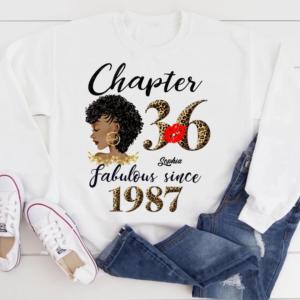 36th birthday shirts for her, Personalised 36th birthday gifts, 1987 t shirt, 36 and fabulous shirt, 36th birthday shirt ideas, gift ideas 36th birthday woman