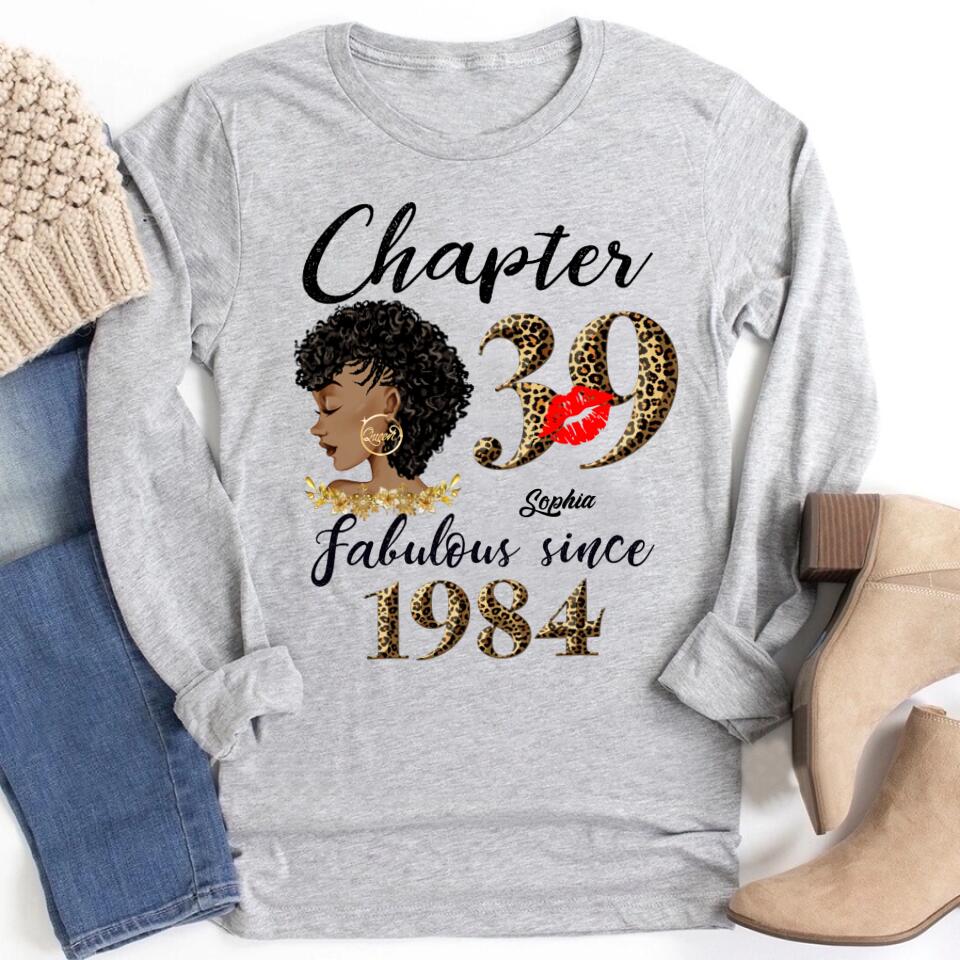 39th birthday shirts for her, Personalised 39th birthday gifts, 1984 t shirt, 39 and fabulous shirt, 39th birthday shirt ideas, gift ideas 39th birthday woman