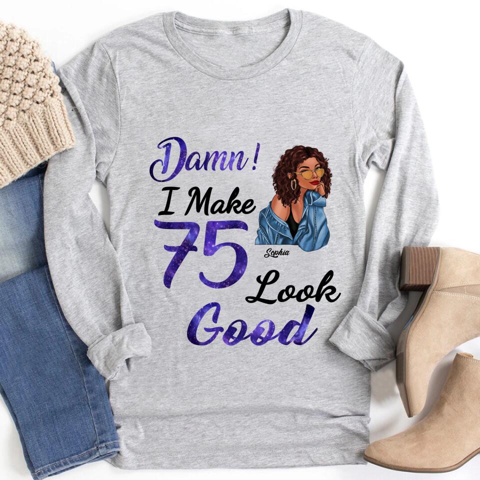 Chapter 75, Fabulous Since 1948 75th Birthday Unique T Shirt For Woman, Her Gifts For 75 Years Old , Turning 75 Birthday Cotton Shirt