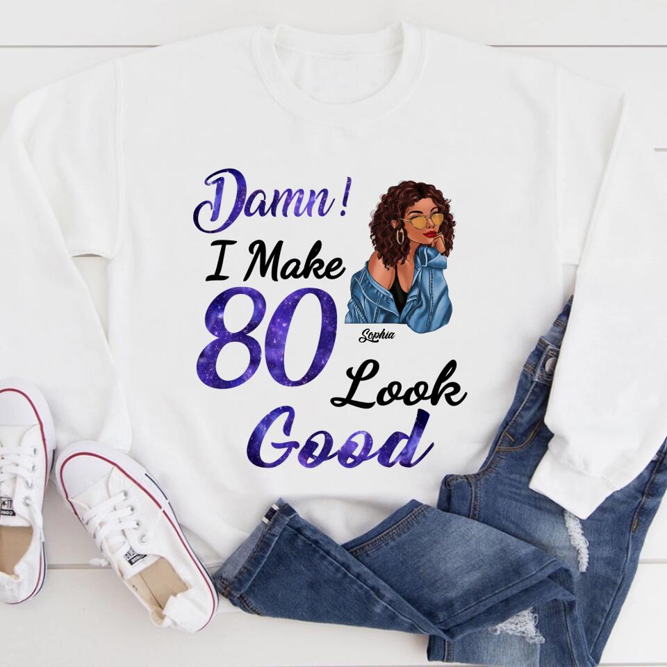 Chapter 80th, Fabulous Since 1943 80th Birthday Unique T Shirt For Woman, Her Gifts For 80 Years Old , Turning 80 Birthday Cotton Shirt