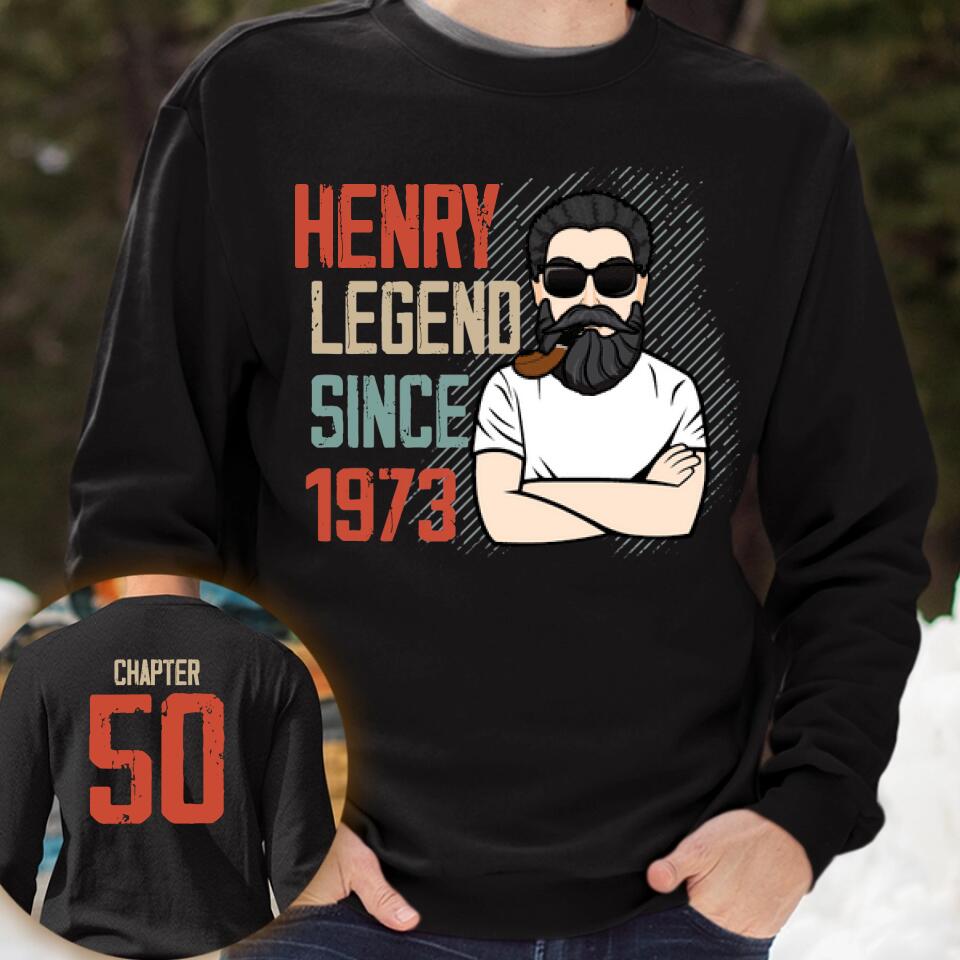 Chapter 50, Fabulous Since 1973 50th Birthday Unique T Shirt For Man, His Gifts For 50 Years Old, Turning 50 Birthday Cotton Shirt