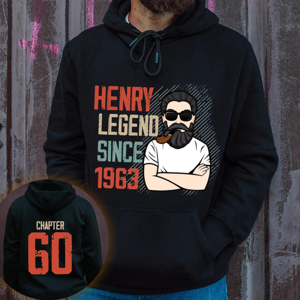 Chapter 60, Fabulous Since 1962 60th Birthday Unique T Shirt For Man, His Gifts For 60 Years Old, Turning 60 Birthday Cotton Shirt