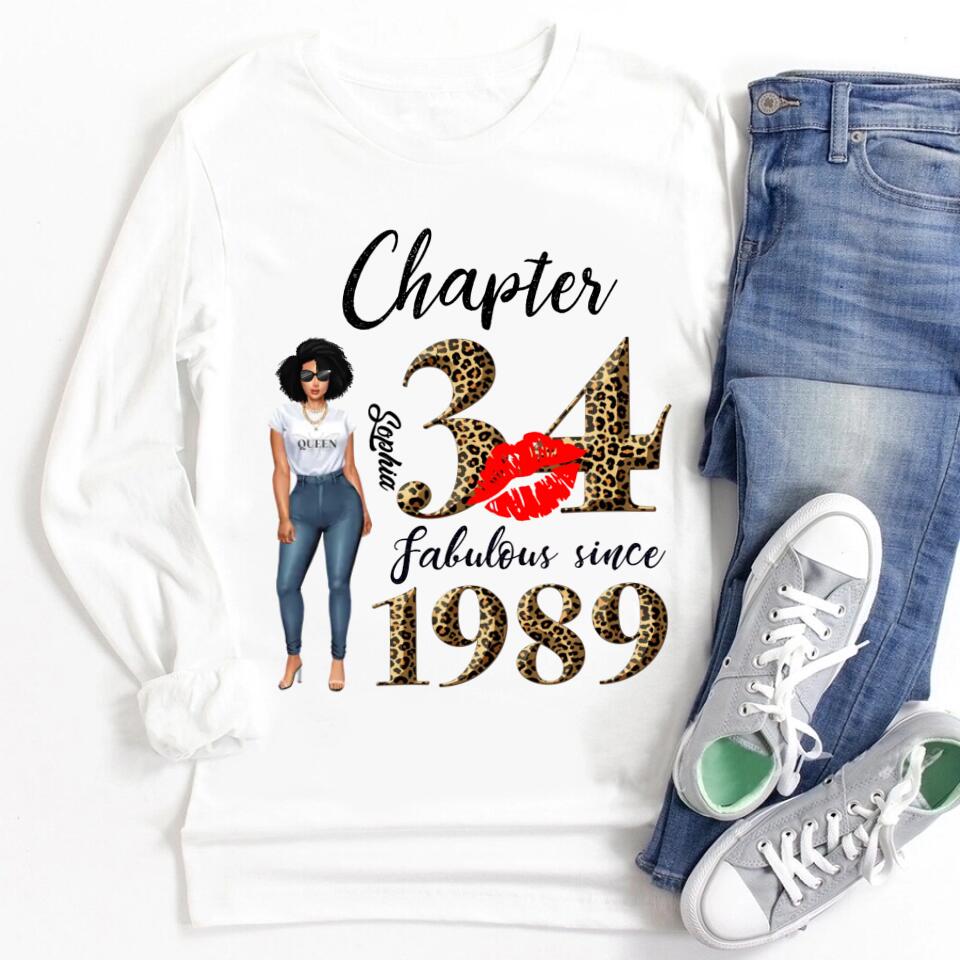 34th birthday shirts for her, Personalised 34th birthday gifts, 1989 t shirt, 34 and fabulous shirt, 34th birthday shirt ideas, gift ideas 34th birthday woman