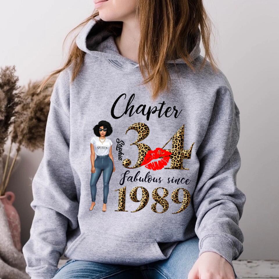34th birthday shirts for her, Personalised 34th birthday gifts, 1989 t shirt, 34 and fabulous shirt, 34th birthday shirt ideas, gift ideas 34th birthday woman
