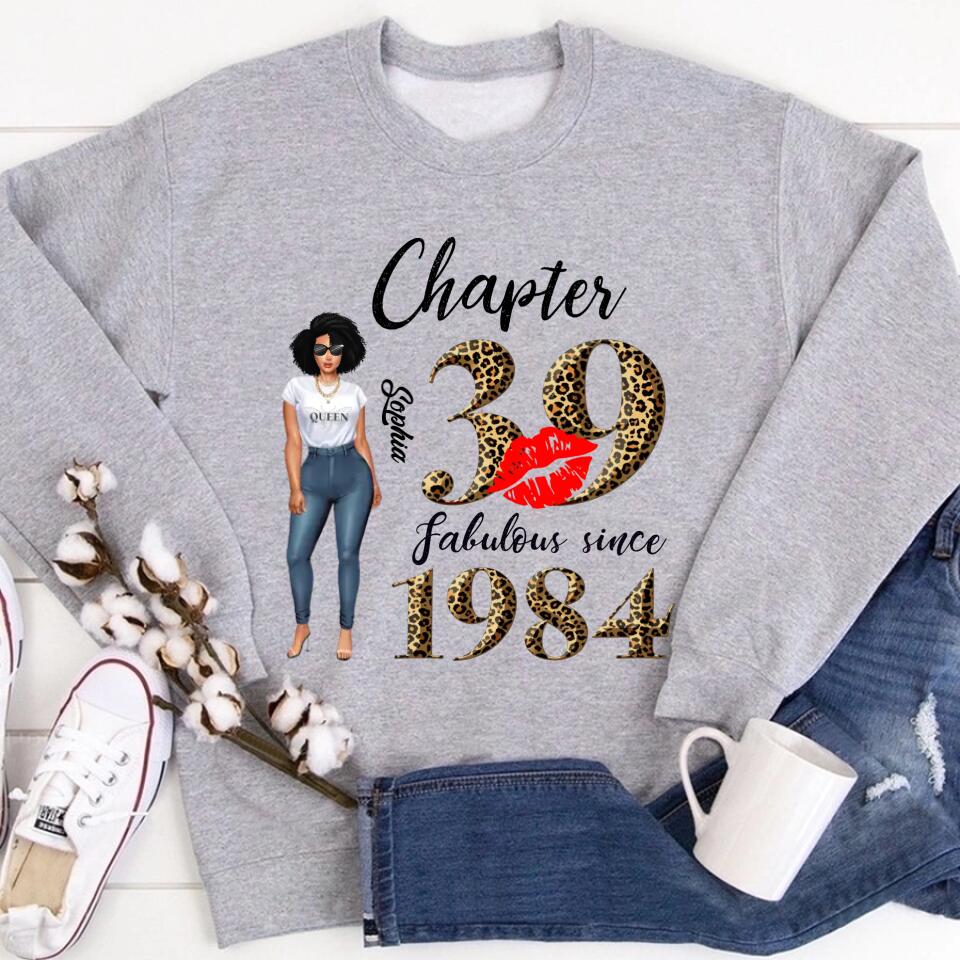 39th birthday shirts for her, Personalised 39th birthday gifts, 1984 t shirt, 39 and fabulous shirt, 39th birthday shirt ideas, gift ideas 39th birthday woman