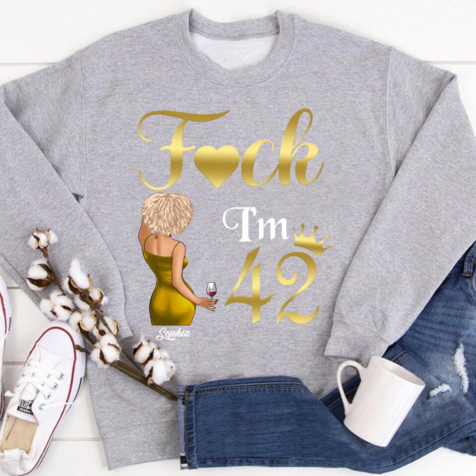 Custom Birthday Shirts, Chapter 42, Fabulous Since 1981 42nd Birthday Unique T Shirt For Woman, Her Gifts For 42 Years Old