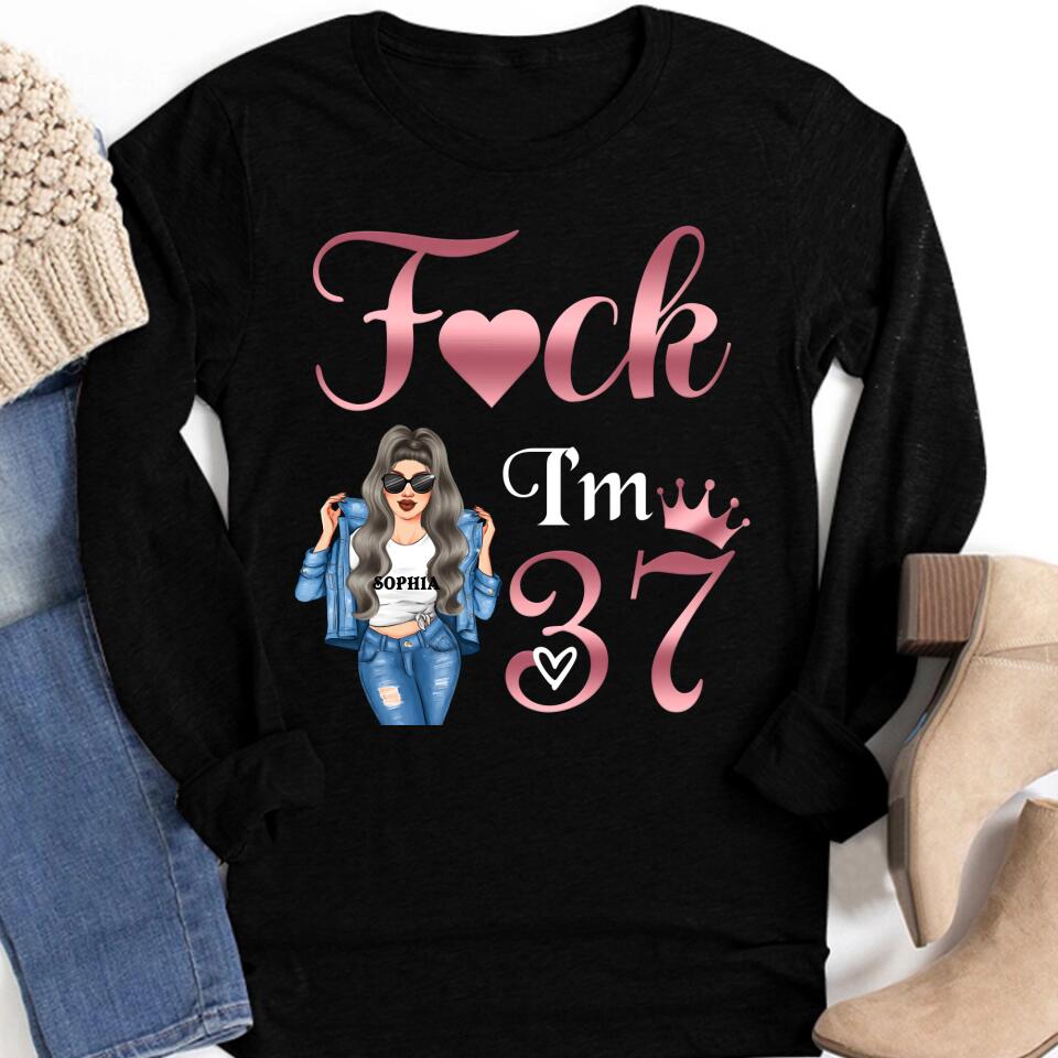 37th Birthday Shirts, Custom Birthday Shirts, Turning 37 Shirt, Gifts For Women Turning 37, 37 And Fabulous Shirt, 1986 Shirt