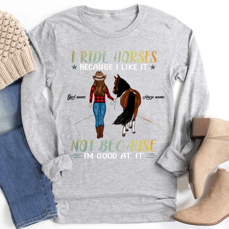 Personalized Horse Shirt, Horse Riding Shirts, Horse Rider Gift , Gifts For Horseback Riders , Horse Shirts For Women , Gifts For Horse Lovers