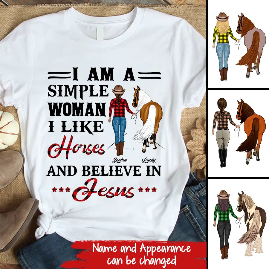 Personalized Horse Shirt, Horse Riding Shirts, Horse Rider Gift , Gifts For Horseback Riders , Horse Shirts For Women , Gifts For Horse Lovers