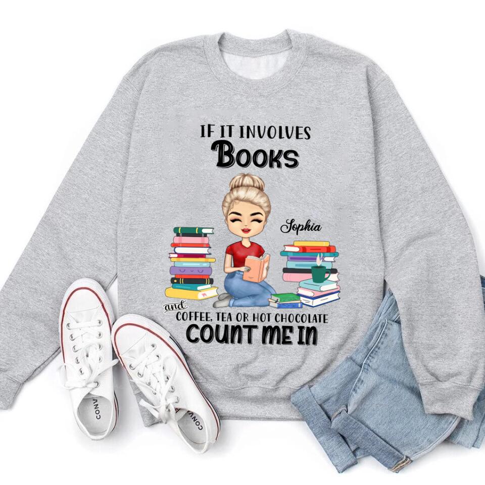 Book Shirt, Book Nerd Shirt, Black Women Bookish T Shirts, Custom T Shirt, Book Lover Shirt, Reading Gifts For Women