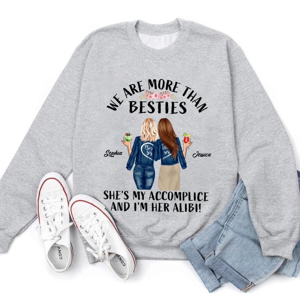 Personalized T Shirt, Sister Shirt, Gifts For Best Friends, Best Friend Shirts, Big Sister Shirt, Friend Shirt, Friends T Shirt Women