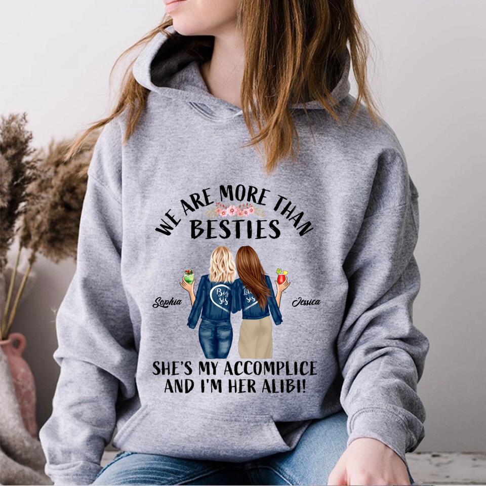 Personalized T Shirt, Sister Shirt, Gifts For Best Friends, Best Friend Shirts, Big Sister Shirt, Friend Shirt, Friends T Shirt Women