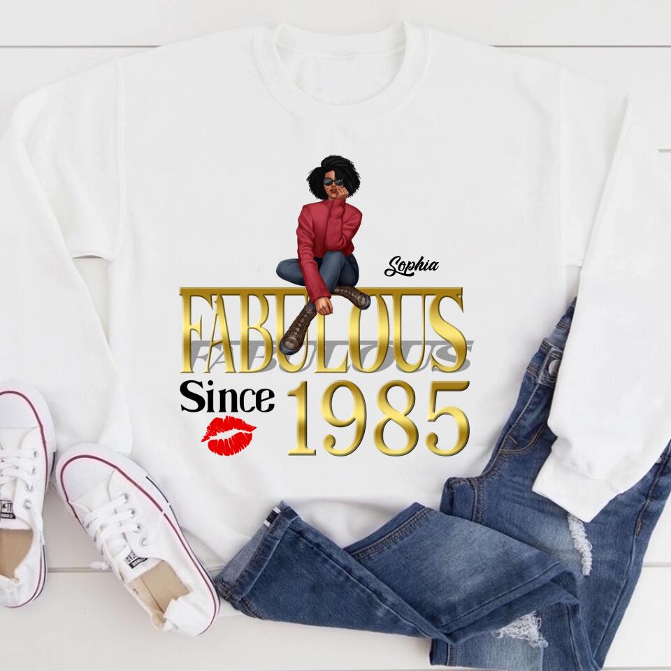 38th birthday shirts for her, Personalised 38th birthday gifts, 1985 t shirt, 38 and fabulous shirt, 38th birthday shirt ideas, gift ideas 38th birthday woman