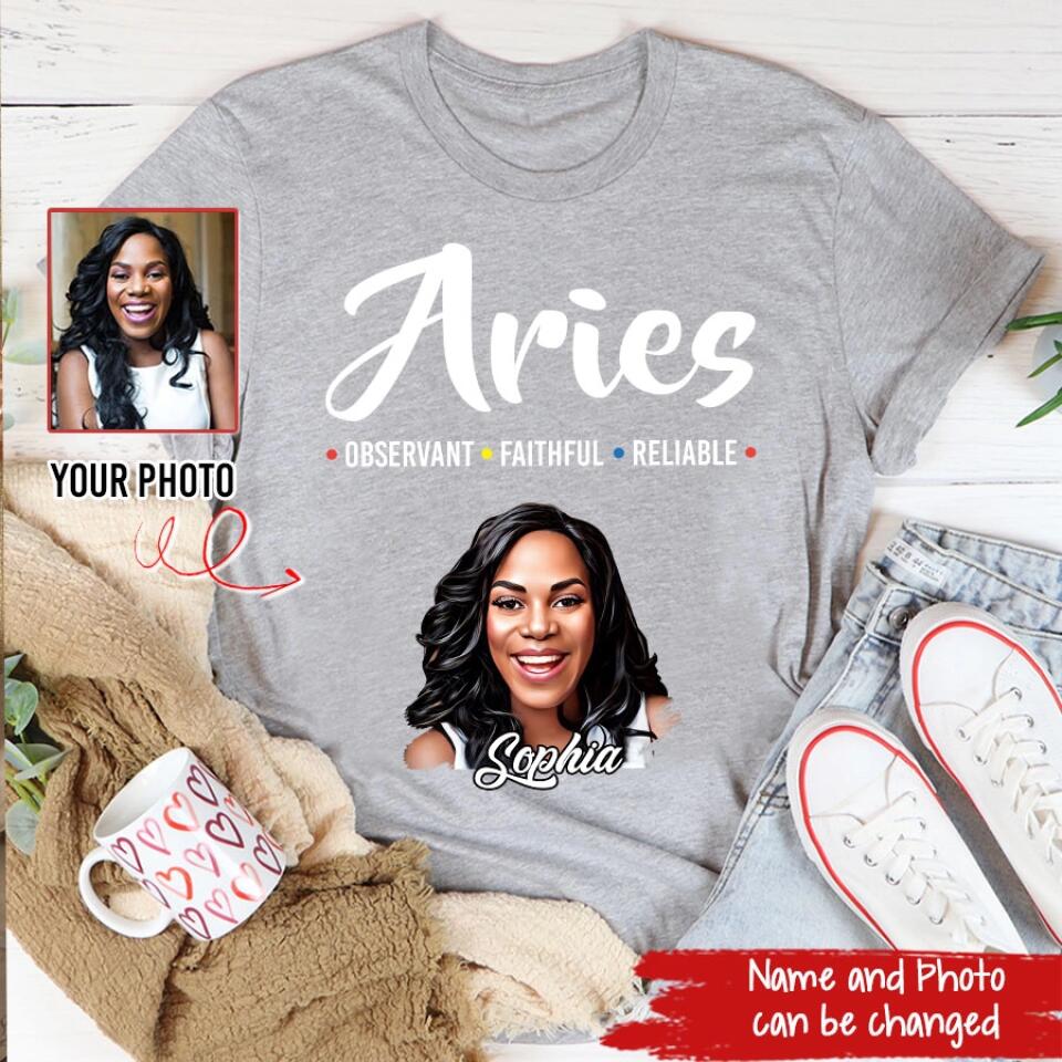Custom Birthday Shirt, Aries Zodiac T Shirt, Aries Birthday Shirt, Aries T Shirts For Ladies, Aries Queen T Shirt
