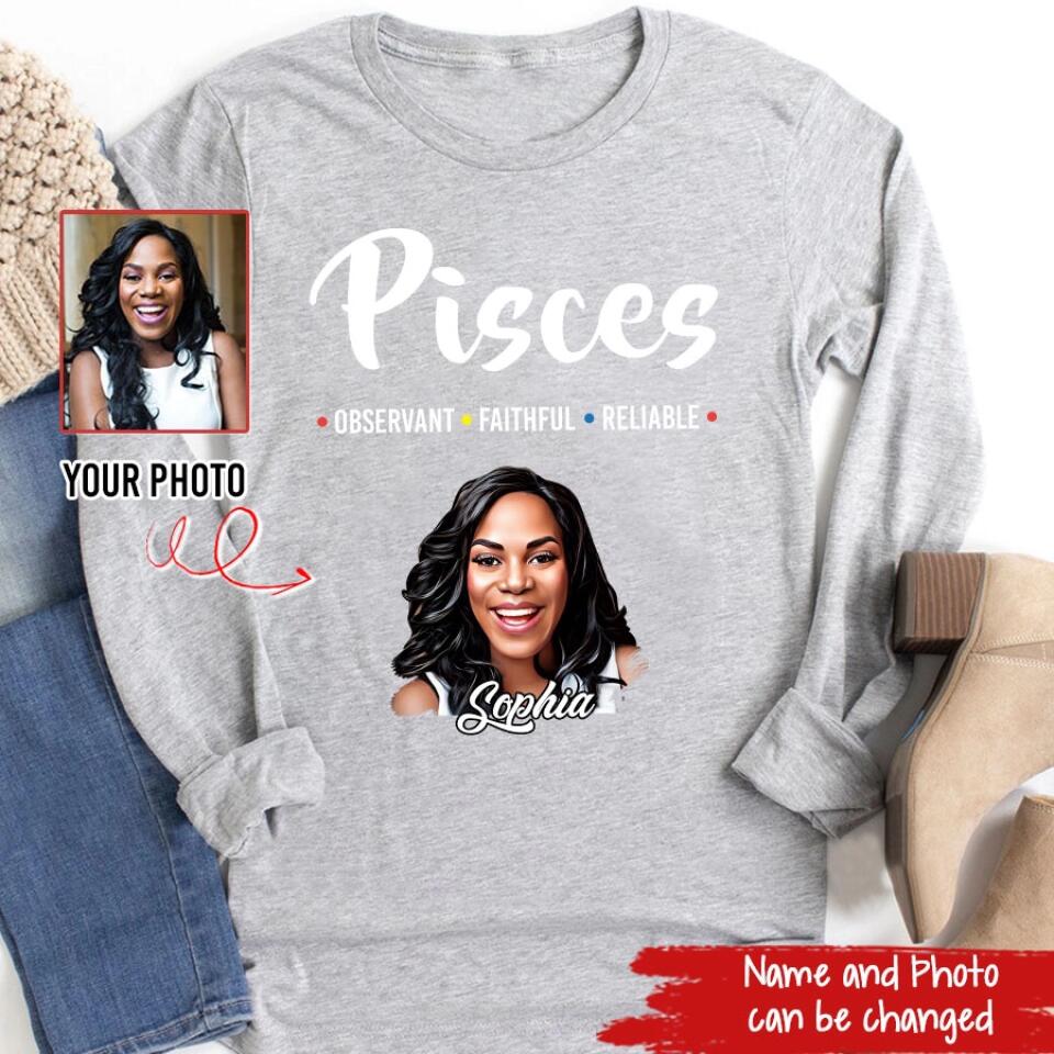 Custom Birthday Shirt, Pisces Zodiac T Shirt, Pisces Birthday Shirt, Pisces T Shirts For Ladies, Pisces Queen T Shirt, Pisces Queen Birthday Shirt