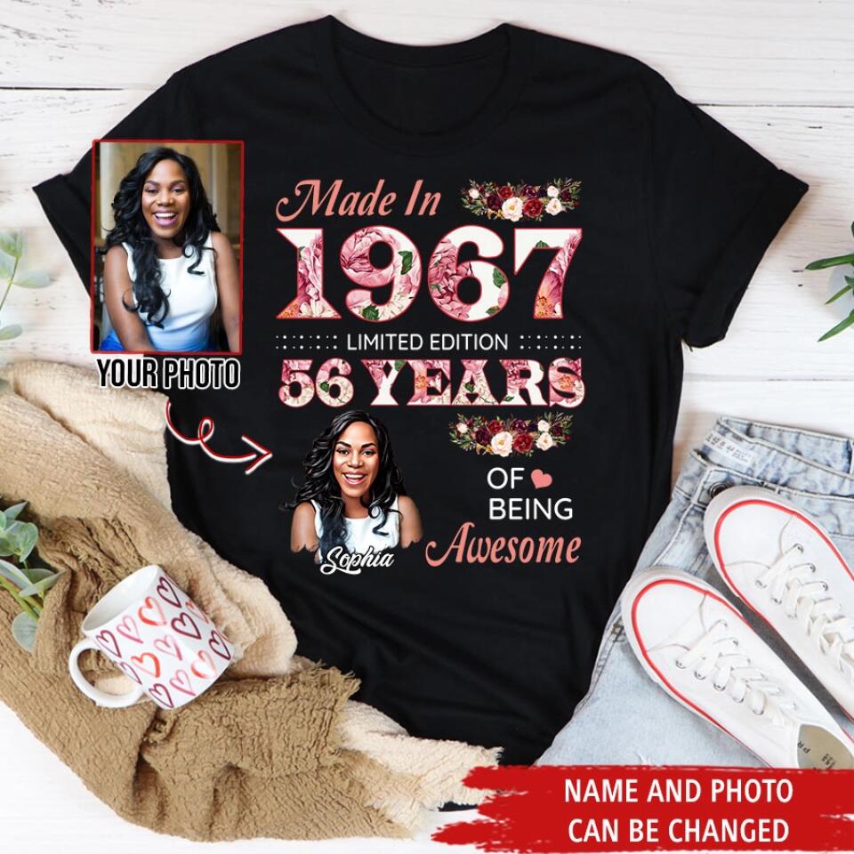 Custom Birthday Shirts, Chapter 56, Fabulous Since 1967 56th Birthday Unique T Shirt For Woman, Her Gifts For 56 Years Old