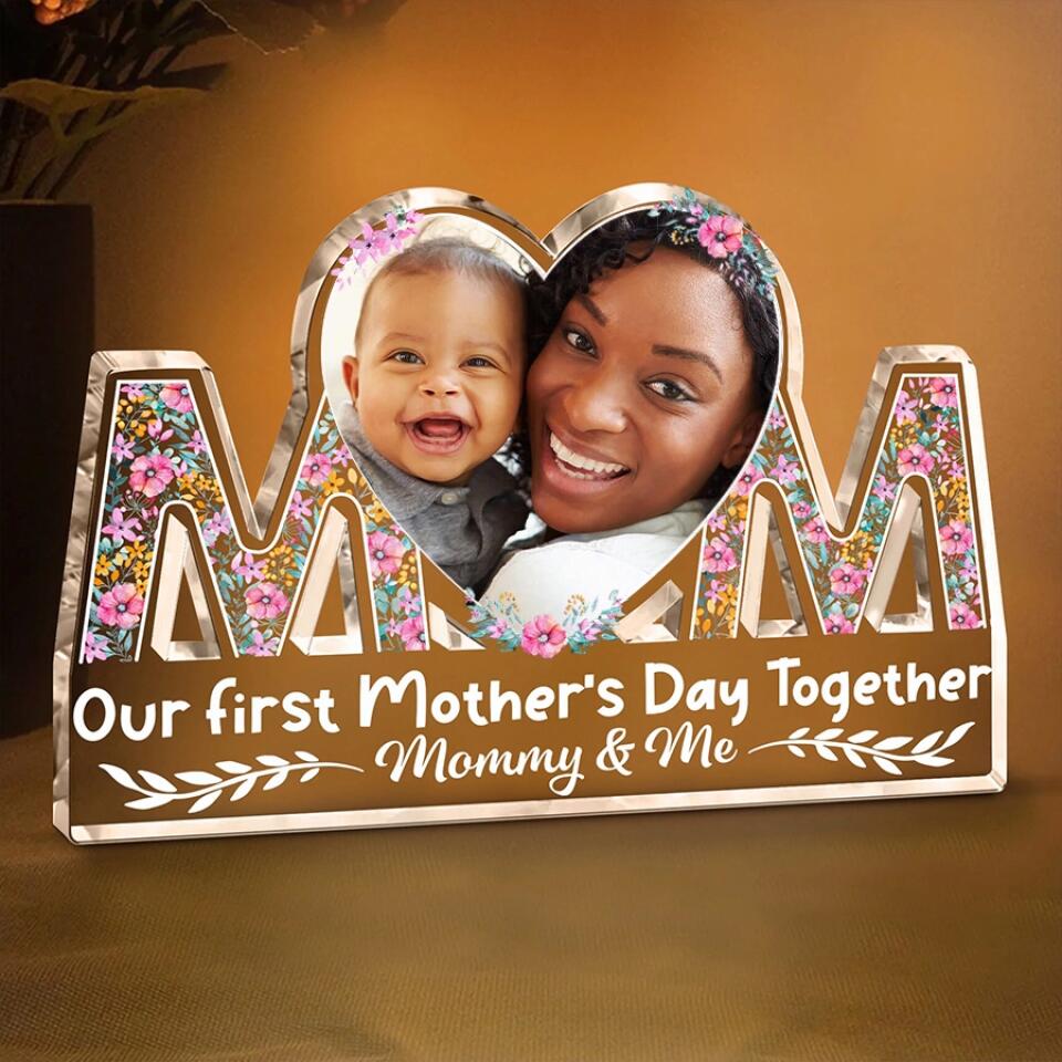 Gifts for first time mothers, Custom Shape Acrylic Plaque, first mothers day gift ideas For Newborn Mom