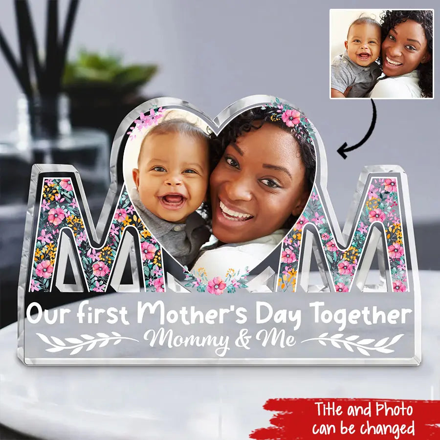 Gifts for first time mothers, Custom Shape Acrylic Plaque, first mothers day gift ideas For Newborn Mom