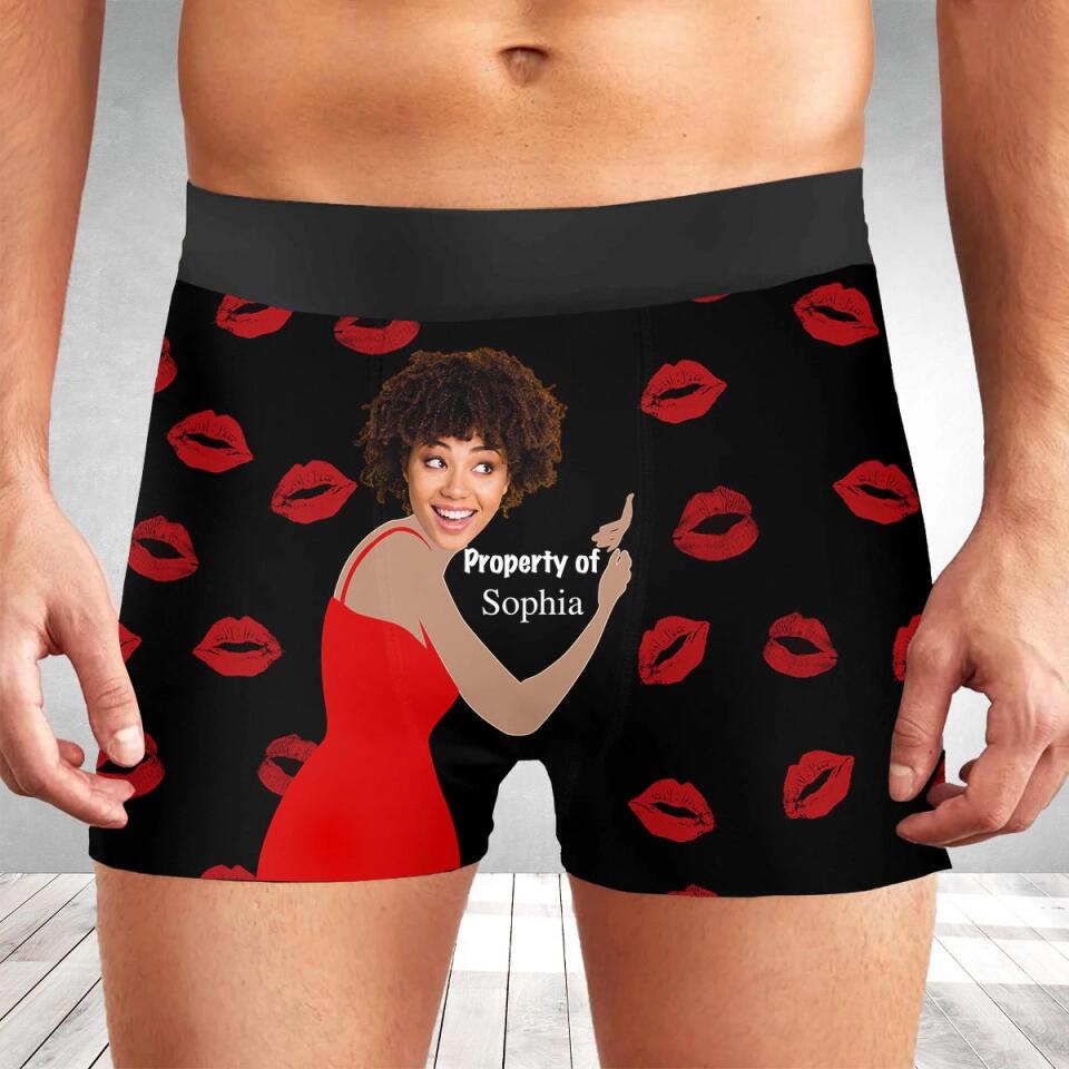 Personalized Men&#39;s Boxer Briefs - Best Mens Underwear, Loving, Birthday Gift For Boyfriend, Husband, Life Partners