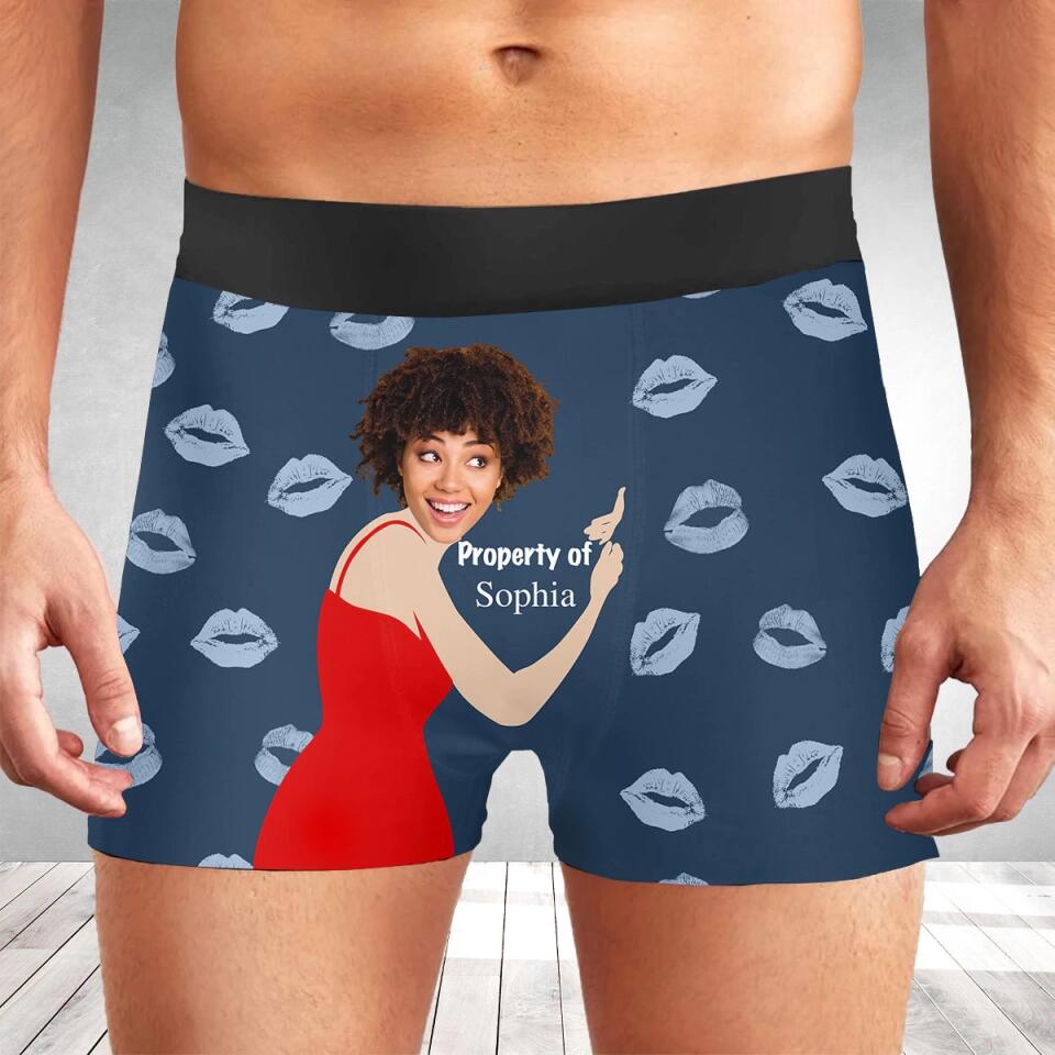 Personalized Men&#39;s Boxer Briefs - Best Mens Underwear, Loving, Birthday Gift For Boyfriend, Husband, Life Partners