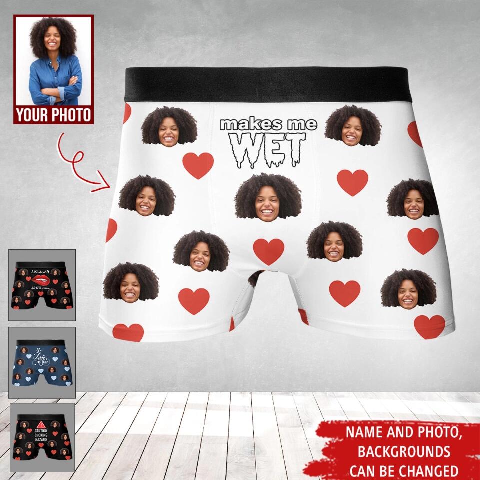 Personalized Men&#39;s Boxer Briefs - Best Mens Underwear, Loving, Birthday Gift For Boyfriend, Husband, Life Partners