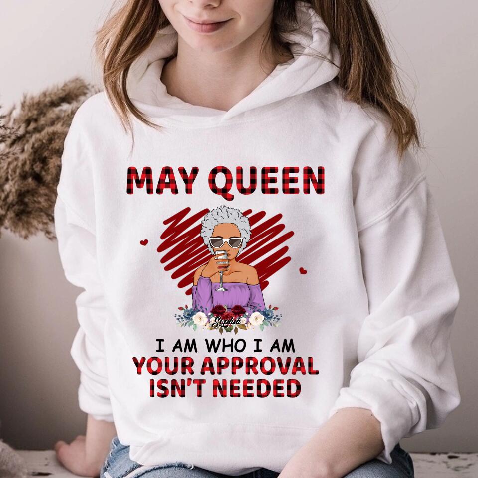 May Birthday Shirt, Custom Birthday Shirt, Queens Born In May, May Birthday Gifts, May Shirts For Woman