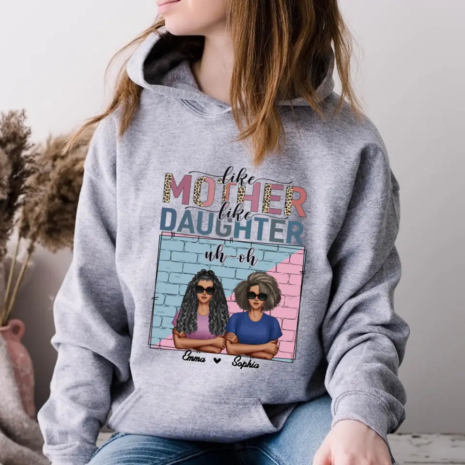 Personalized mothers day shirts, mother&#39;s day gifts, Like Mother Like Daughter Oh Crap shirt, mother day shirt ideas