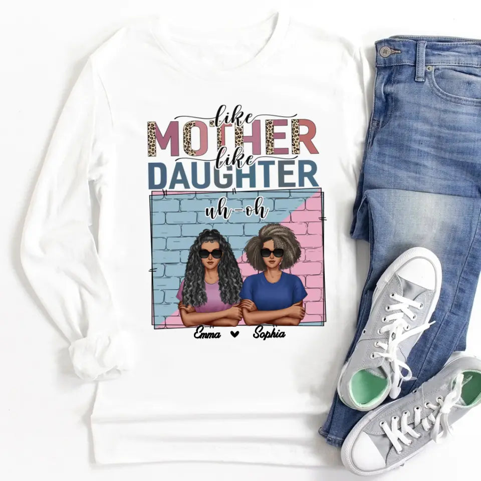 Personalized mothers day shirts, mother&#39;s day gifts, Like Mother Like Daughter Oh Crap shirt, mother day shirt ideas