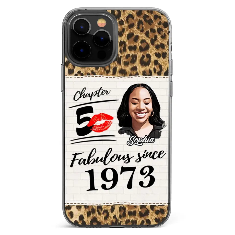 Personalized Clear Phone Case, gifts for 50th birthday woman, personalized 50th birthday gifts