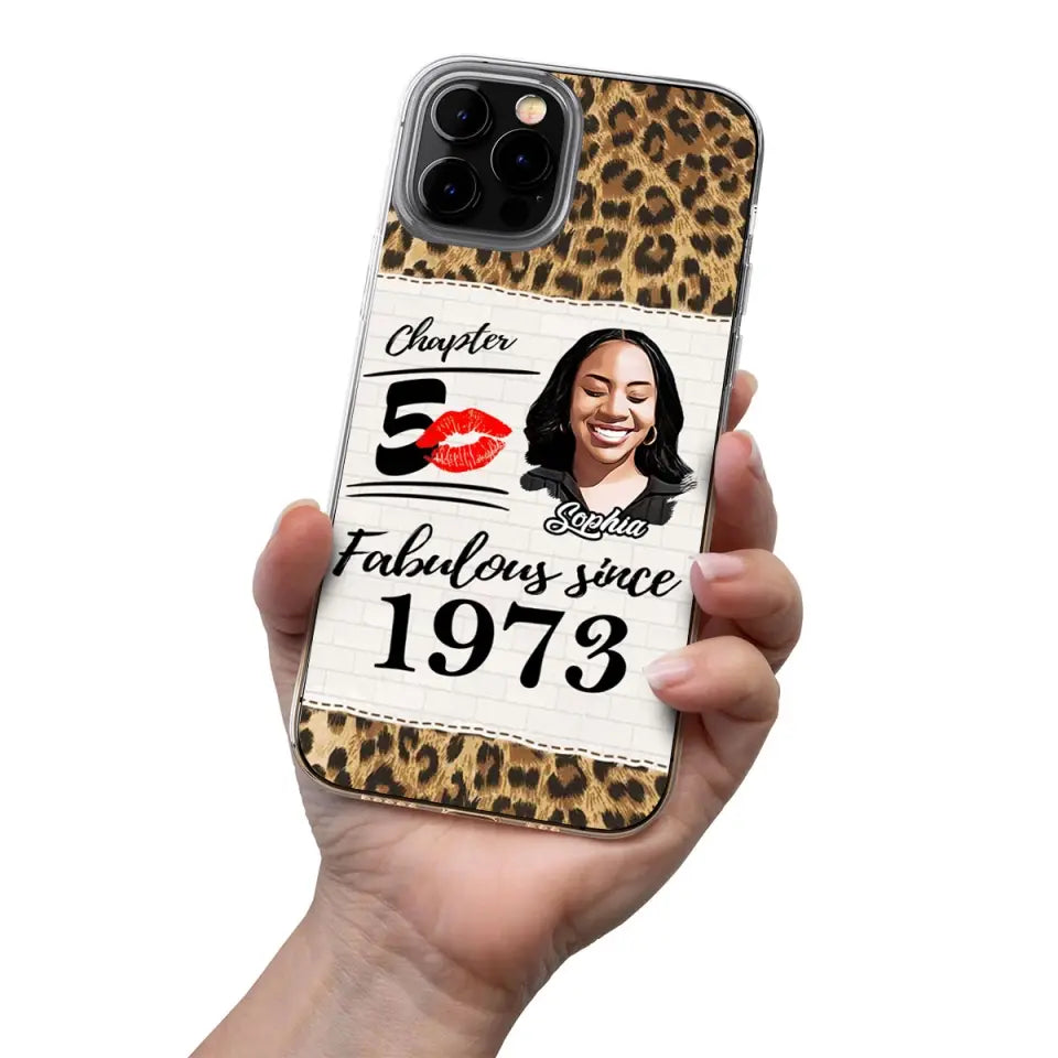 Personalized Clear Phone Case, gifts for 50th birthday woman, personalized 50th birthday gifts