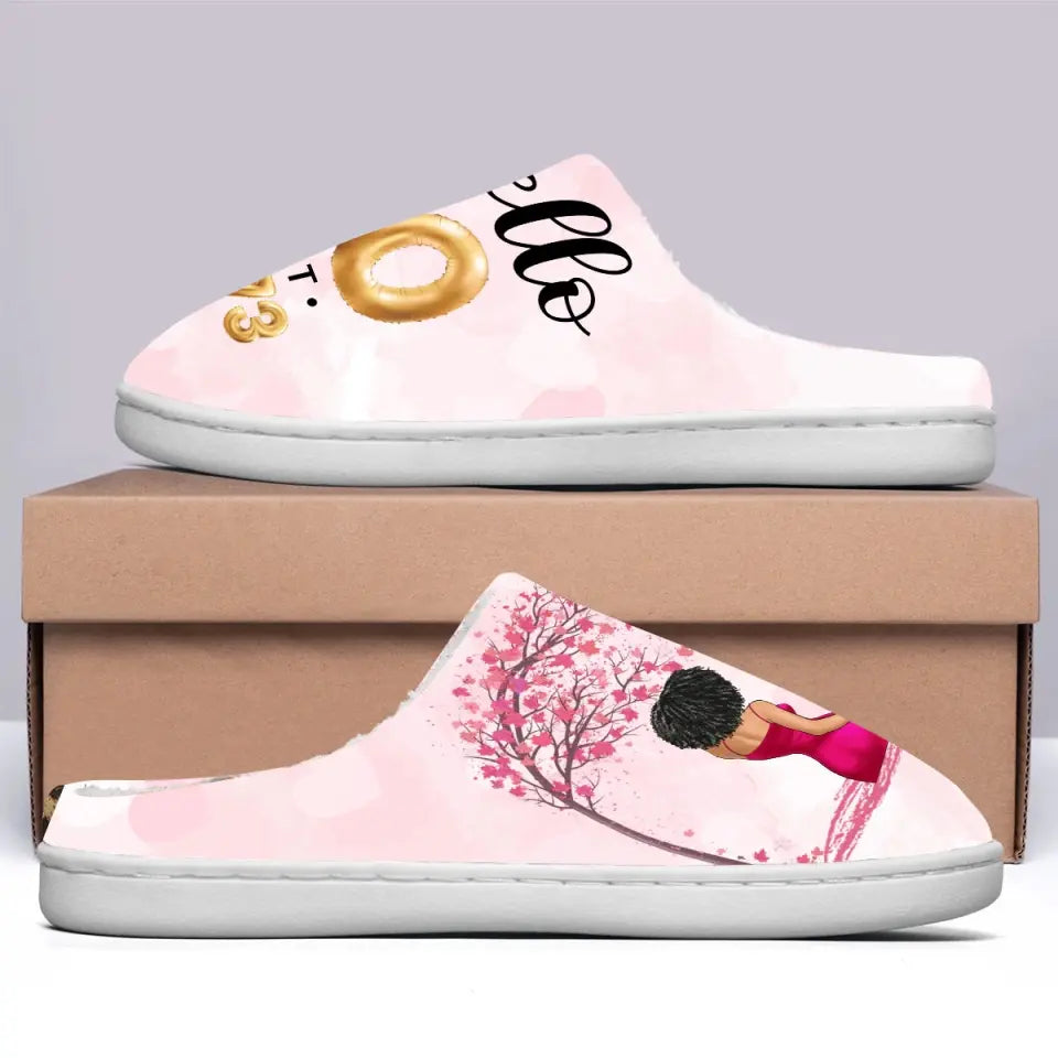 Personalized Slippers, 50th Birthday Gifts For Her, 50 And Fabulous Gifts, Gift Ideas 50th Birthday Woman