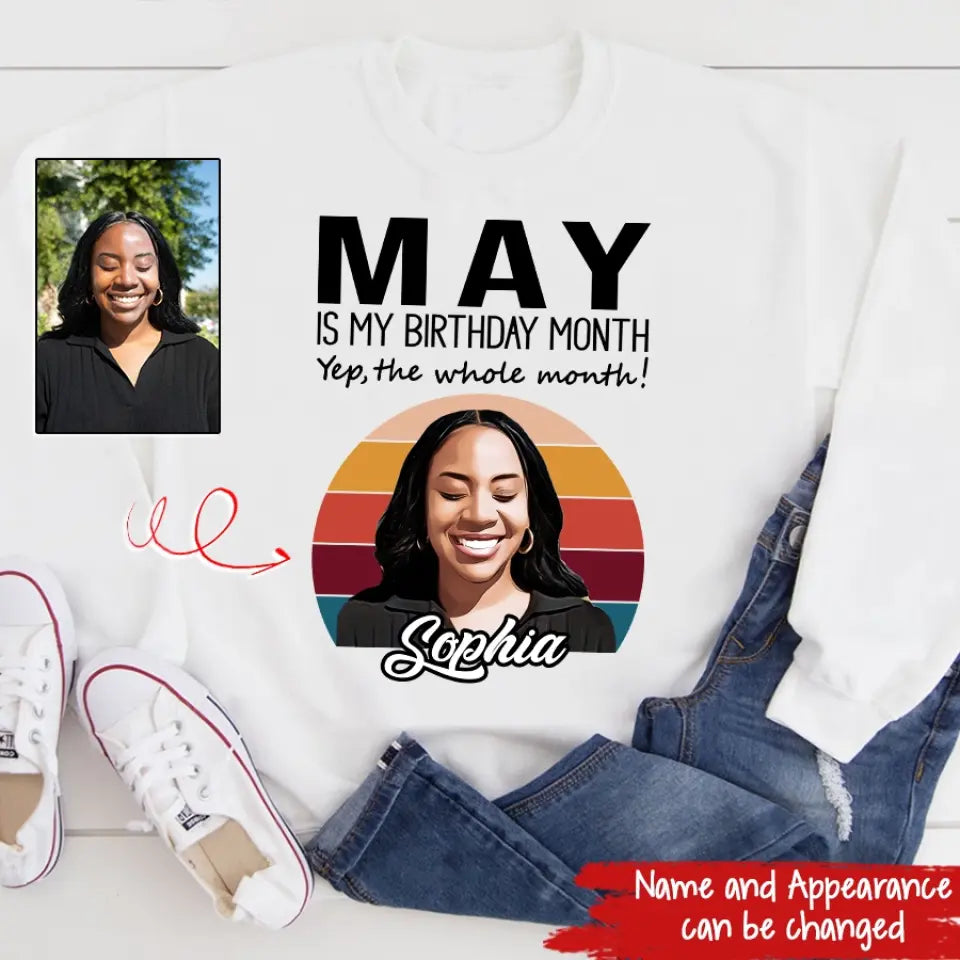 May Birthday Shirt, Custom Birthday Shirt, Queens Born In May, May Birthday Gifts, May Shirts For Woman