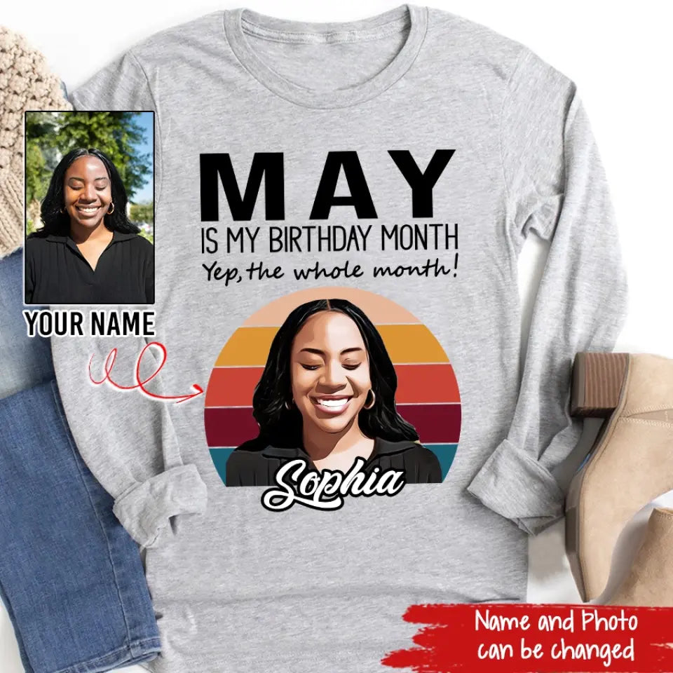 May Birthday Shirt, Custom Birthday Shirt, Queens Born In May, May Birthday Gifts, May Shirts For Woman